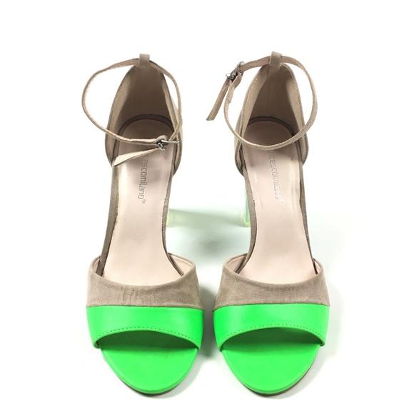 Francesco Milano Womens Block Heel Pump Sandals - Picture 8 of 8